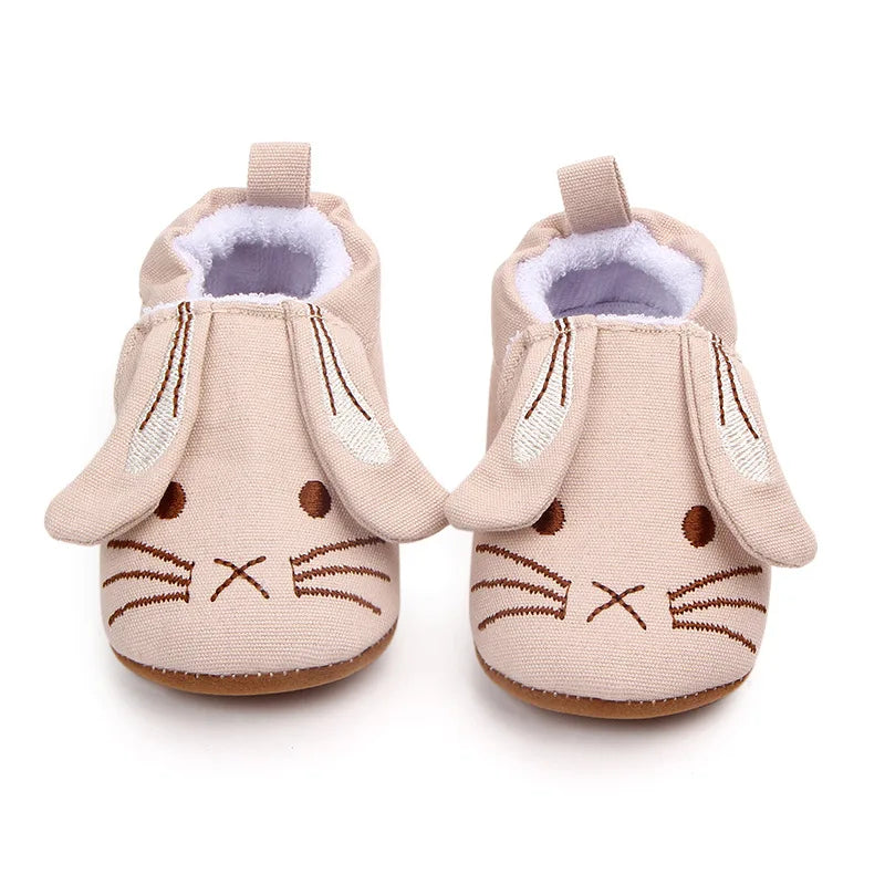 Toddler / Newborn Animal Crib Shoes Infant Cartoon Soft Sole Non-Slip Cute Warm Animal Baby Shoes